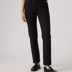 Levi’s Wedgie Straight Women’s Black High Rise Jeans - SIZE 28 X 28